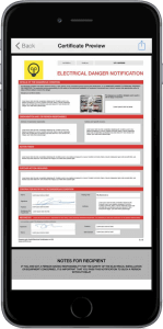 Electrical Danger Notice