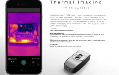 Thermal Imaging – Add thermal images to electrical certificate reports