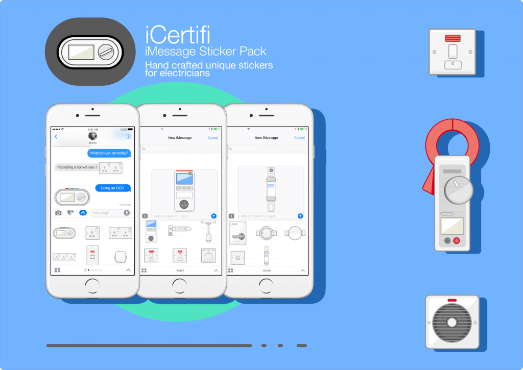 iCertifi Electrical Stickers