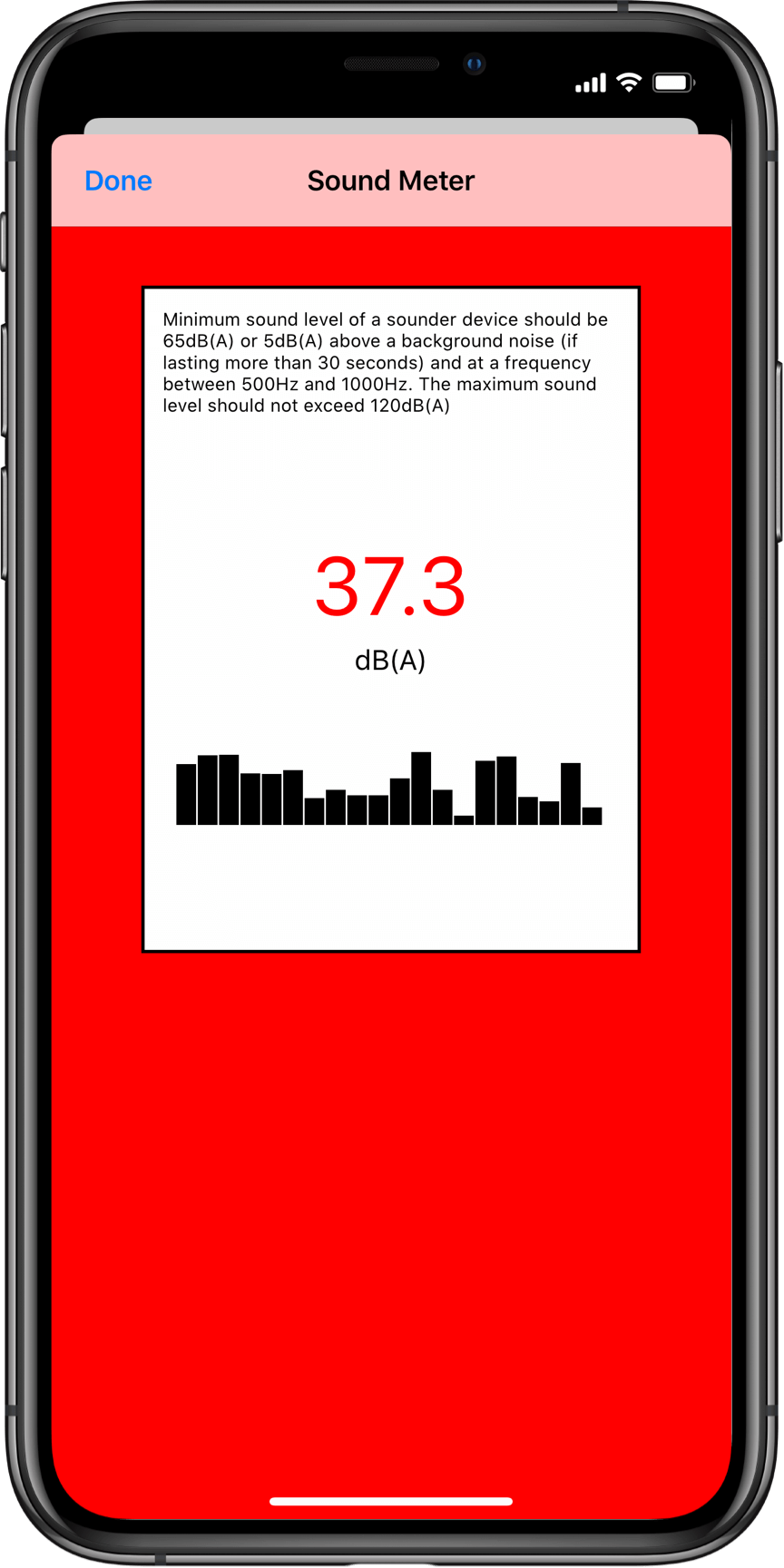 Decibel meter iPhone