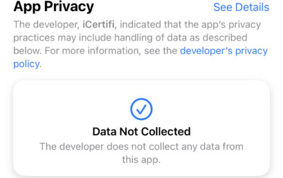 We Don’t Collect Store Or Share Yours or Your Users Data