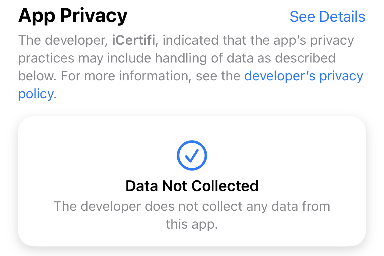 We Don’t Collect Store Or Share Yours or Your Users Data