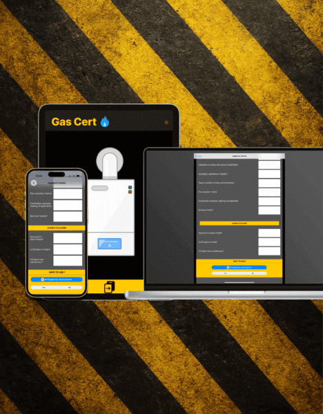 gasCert2-min Gas Cert app running on iPhone, iPad and Mac for UK gas engineers