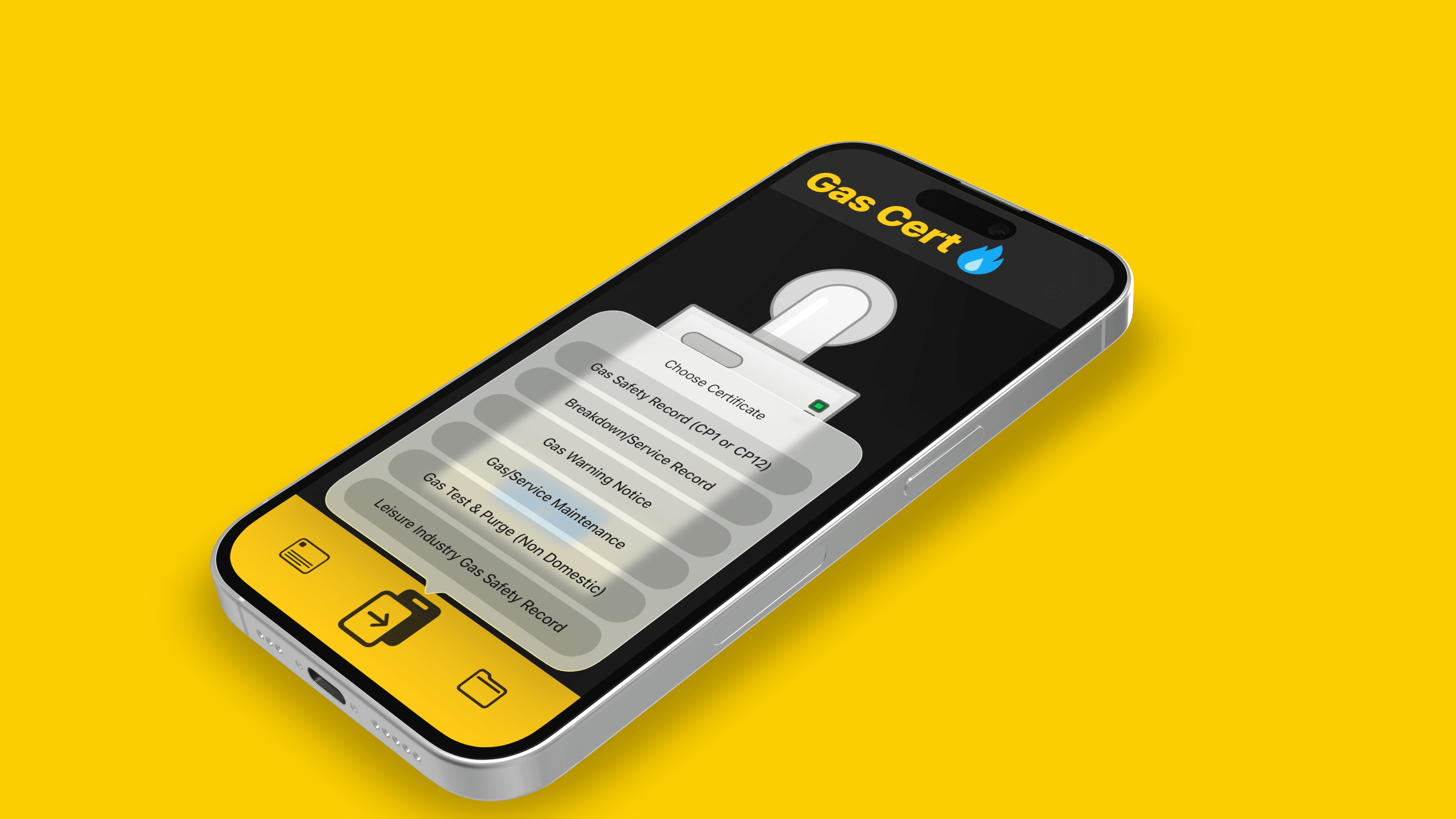 Gas Certificate app