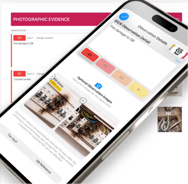 EICR observations iCertifi EICR observations iCertifi