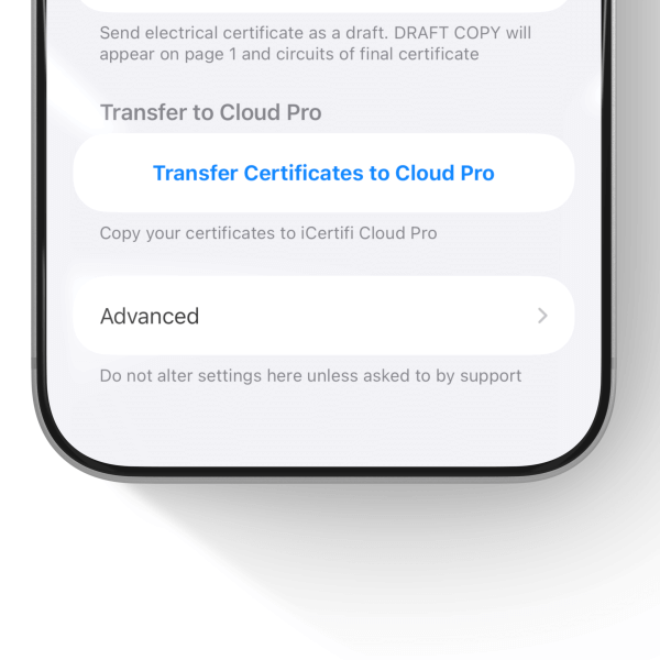 Transfer Certificates
